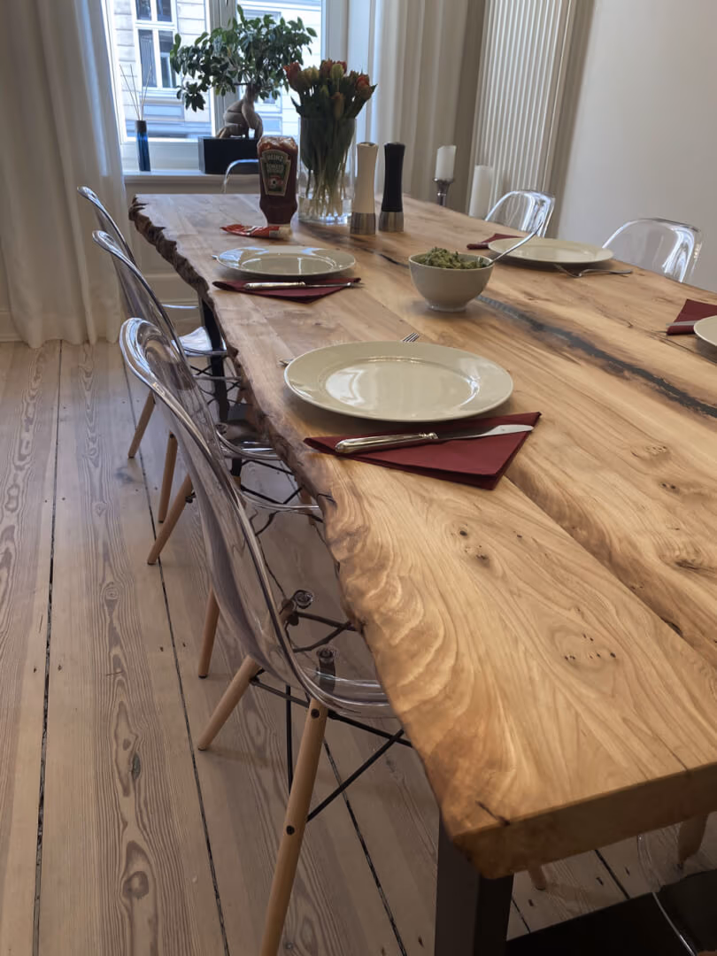 Esstisch massiv Custom Design — Esstisch von BRETTArt Hamburg