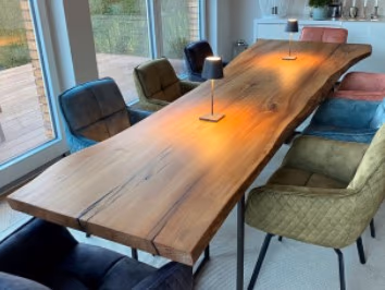 Esstische Massivholz groß Vollholz — Unikattisch von BRETTArt Hamburg