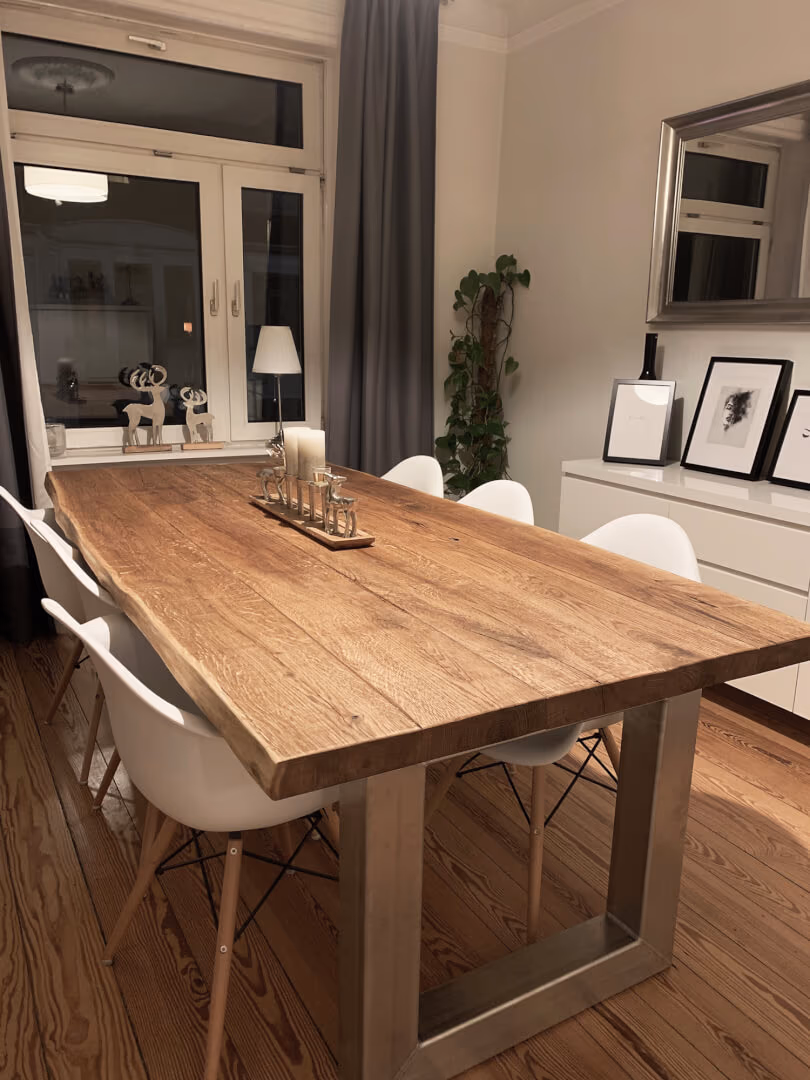 Esstischgruppe Massivholz BRETTArt — Esstisch von BRETTArt Hamburg