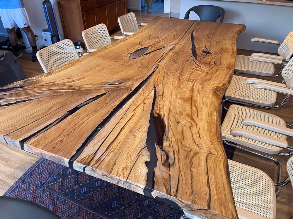 Massivholz Unikat Massivholztisch in Hamburg BRETTArt Hamburg — Unikattisch von BRETTArt Hamburg