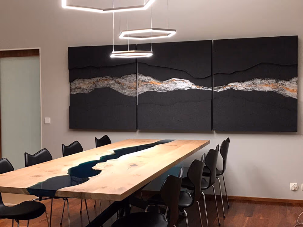 Rivertable Dunkel aus Holz — Rivertable von BRETTArt Hamburg